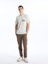 LC Waikiki Crew Neck Short Sleeve Printed Combed Cotton Men's T-shirt